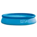 INTEX "Easy Set" XXL Pool rund Aufstellpool 396 x 84 cm, Volumen 7.290 l, Großer Aufblasbarer Pool für den Garten – Aufstellpool Schwimmbecken Kinder ab 6 Jahren, blau (28143NP)