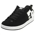 DC Schuhe Court Graphik Damen Skate Sneaker Schwarz Weiß - 38 EU
