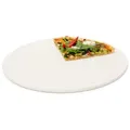 Relaxdays Pizzastein rund aus Cordierit Creme