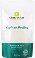 GREENDOOR Kopfhaut Peeling Wintergrün Pfefferminze 220g gegen trockene gestresste Kopfhaut, Haarfollikel werden besser durchblutet/versorgt, Haarwachstum natürlich gefördert, Naturkosmetik Haare
