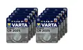 VARTA POWER ON DEMAND Lithium-Knopfzelle CR2025 (Knopfzellenbatterie, 3 V) 10er-