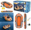 Bestway Schlauchboot Set Kondor Elite 2000 - Gummiboot + Paddel + Pumpe