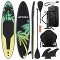 SUP AUFBLASBARES BRETT 330 CM MIT 2IN1 PADDEL UND SITZ - ATHLER MIAMI GELB