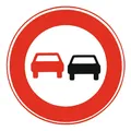 Adco Verkehrszeichen 276 Ronde 600 mm Überholverbot RAL-Gütezeichen Folie RA2