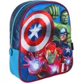 Marvel Avengers - 3D Rucksack 31cm - Blau