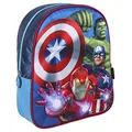 CERDÁ LIFE'S LITTLE MOMENTS Unisex niños The Bosillo Unico Mochila infantil 3D de Avengers-Licencia Oficial Marvel, Rojo