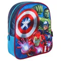 Marvel Avengers 3D  Kinderrucksack 31cm Hulk Ironman Captain Amerika
