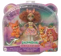 Enchantimals Spielfigur Mattel HNT60 Enchantimals Glam Party Themenpack Filigree Fox und Perk