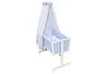 Baby-Delux Babybettwäsche Baby Wiegenset, Textilien, 6 teilig, Wiegenset 6-tlg. für Babywiege 90x40 (ohne Wiege) verschiedene Designs