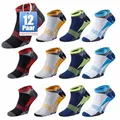 Chili Lifestyle COLOR AirGrip Sneaker Socken Damen und Herren, kurze Sportsocken, Weichbund, Baumwolle, 12 Paar, mehrfarbig bunt, 39-42 / 43-46