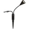 Solar Garten Spotlight Powerspot kabellos warmweiße LED schwarz H 34cm