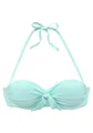 LASCANA Bügel-Bandeau-Bikini-Top Cana, mit Schleife vorne, hellblau