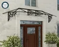 Canopia Vordach Lily 3100 Schwarz Alu 349 x 88 cm