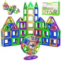 Desire Deluxe Magnetische Bausteine 94 St - STEM Lernspielzeug für Kinder, Montessori Spielzeug, Kreatives Bauspielzeug