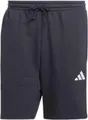 adidas Essentials 3-Streifen French Terry Herren Shorts schwarz/weiß schwarz/weiß L