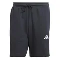 adidas Herren Essential Three Stripes French Terry Short Shorts, Black/White, L