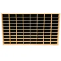 ArtTwist Modellauto Vitrine | Hot Wheels Aufbewahrung zu 80 Fächen | Sammlervitrine Hängend 40cm x 78cm x 4cm | Setzkasten Holz für Wanddeko und Organisation (Schwarz)