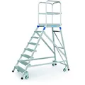 ZARGES Podesttreppe, einseitig 8 Stufen Z600