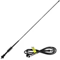 alca® Autoantenne Dachantenne universal 80cm extra lang Radio AM/FM Fiberglas flexibel - Neigung einstellbar 180°