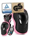 Knieschoner Kinder mit GS 6er Set  GRIND  S/M Pink  Schoner Inliner Kinder  K...