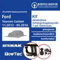 Für FORD Tourneo Custom V362 / F3 11.2012-05.2016 AHK abn +7pol spez. E-Satz TOP
