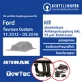Für FORD Tourneo Custom V362 / F3 11.2012-05.2016 AHK abn +13pol sp. E-Satz TOP