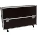 ROADINGER Flightcase 2x LCD ZL65, mit Rollen für 2 LCD-Monitore bis 65 Zoll