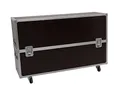ROADINGER Flightcase 2x LCD ZL65 | Flightcase mit Rollen für 2 LCD-Monitore bis 65"