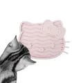 LucyBalu X Hello Kitty ZENCAT Schleckmatte für Katzen | Katzen-Leckmatte | Slow Feeder | Schleckmatte aus lebensmittelechtem Silikon | Silikonmatte zum Schlecken | Rosa