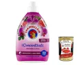 3 x CHANTECLAIR i Concentrati Ammorbidente Orchidea e Fico, Weichspüler mit Orchidee und Fig 1000ml lang anhaltender Duft 50 Wäschen Waschmittel + Itlaian Gourmet polpa 400g