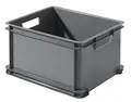 Curver 6302007 CU Unibox Grande Eco Aufbewahrungskiste, klassisch, Kunststoff, Grau, 43 x 35 x 24 cm