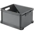 Curver Aufbewahrungsbox Ordnungsbox Grau Spielzeug Kiste Behälter Stapelbox 43cm