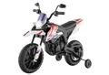 COSTWAY Elektro-Kindermotorrad, mit Stützrädern & Musik, 5,5-6 km/h