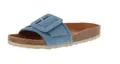 VERBENAS 3304020268 Reiko Velour - Damen Pantolette - Iris, Größe:40 EU