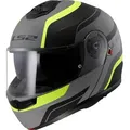 LS2 FF908 Strobe II Monza, Klapphelm - Matt Schwarz/Grau/Neon-Gelb - L