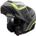 LS2, Modularer Motorradhelm STROBE II MONZA Matt Black H-V Yellow, L