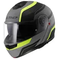 LS2 FF908 Strobe 2 Monza Matt Black HV Yellow Gr. L Motorradhelm Klapphelm