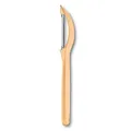 Victorinox, 7.6075.92, Kitchen Utensils, Universalschäler, Extra scharfe Klinge, Mikrozahnung, robuster Kunststoff-Griff, Hellorange, Made in Switzerland, Spülmaschinengeeignet