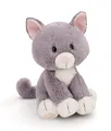 NICI Kuscheltier Katze 20cm - grau - Weiches Plüschtier – niedliches Stofftier z
