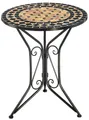 Kobolo Beistelltisch Gartentisch Tisch Esstisch Mediterran mit Platte mit Mosaik (kombinierbar, 1-St., 1 Tisch), Höhe 71 cm Durchmesser 61 cm