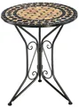 Gartentisch Terrassentisch Balkontisch Bistrotisch Mediterran mit Platte Mosaik