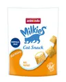 animonda Milkies Katzensnack mit Milch - Knusperkissen Harmony (6 x 120g), getreidefreie Katzenleckerli Milch Katzensnacks für Erwachsene Katzen