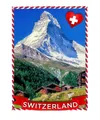 Matterhorn Zermatt Schweiz Premium Magnet aus Poly Souvenir Suisse