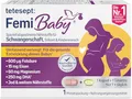 tetesept Femi Baby – 16 Nährstoffe für Kinderwunsch, Schwangerschaft & Stillzeit – mit Folsäure, Eisen, Jod + DHA – 1 x Monatspackung à 30 Tabletten + 30 Kapseln NEU