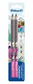 Pelikan Combino 2er Set Jumbo Bleistift pink Motive Mix-Match Schreiblernstifte
