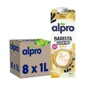 Alpro Haferdrink Barista, Glutenfrei, Pflanzliche Milchalternative, Vegan, Laktosefrei, UHT, 8x1L