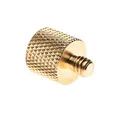 vhbw Stativ Gewinde Adapter 3/8" Schraubgewinde auf 1/4" Schraubgewinde - Konverter, Verbinder Gold