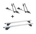 2x Fahrradträger SAGITTAR+Alu Dachträger RB003 für für für Seat Leon III SW 5Tür