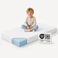 Arensberger Kindermatratze Babymatratze NORA | 60x120cm | Bezug waschbar & abnehmbar | punktelastischer Gelschaum | Jugendmatratze, allergikerfreun...