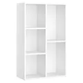 Bücherschrank, Bücherregal, mit 5 Fächern, Büroregal, Würfelregal, Standregal...